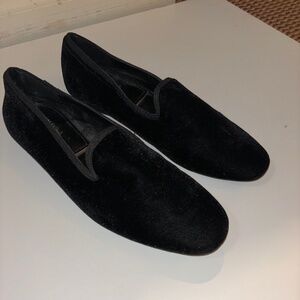 Zara velvet smoking slipper